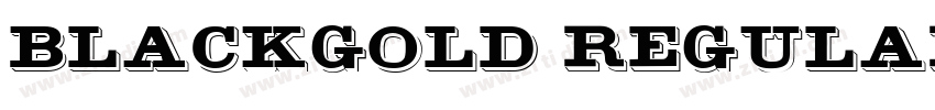 BlackGold Regular字体转换